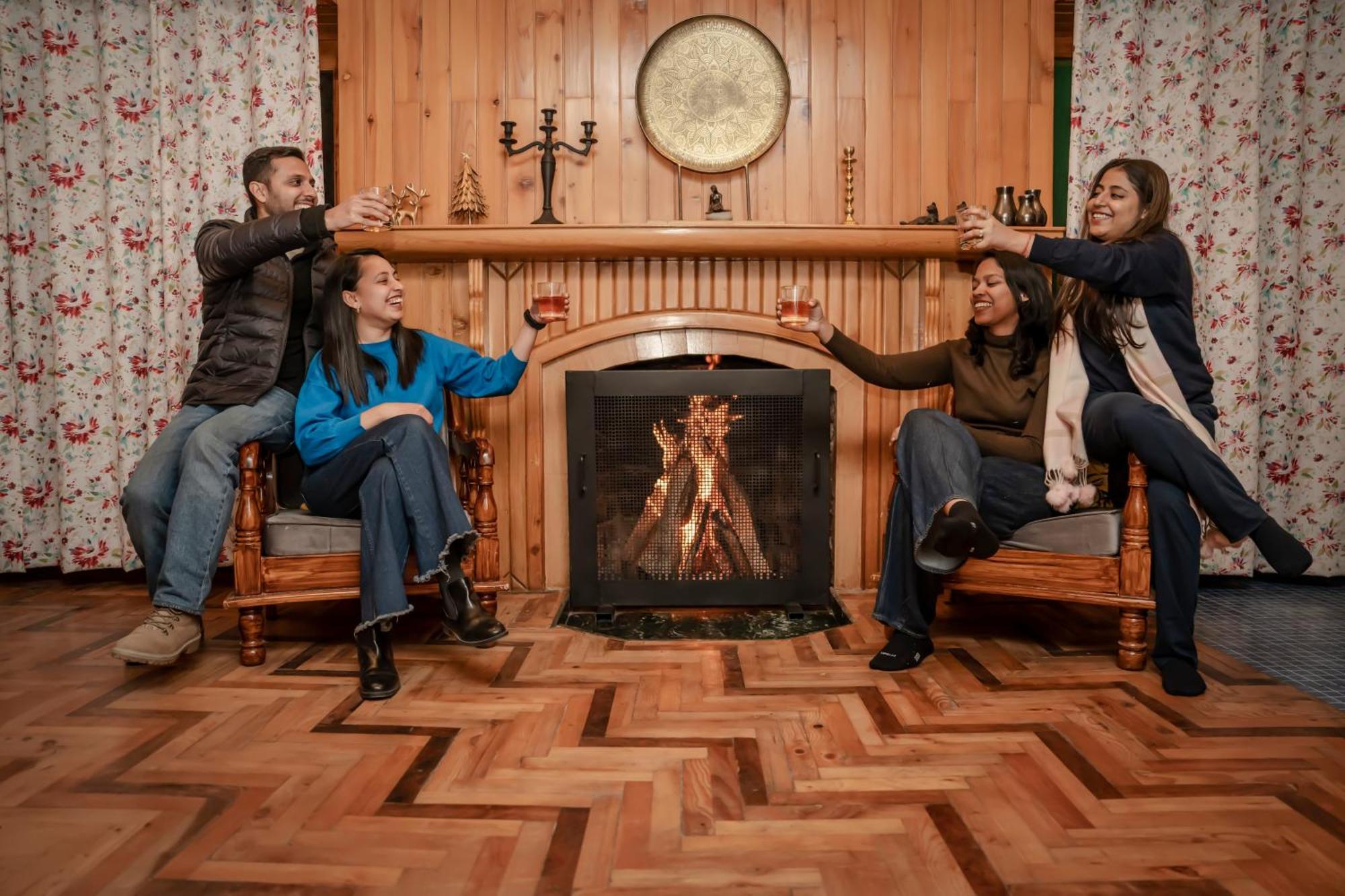 The Wooden Chalet, Manali Kültér fotó