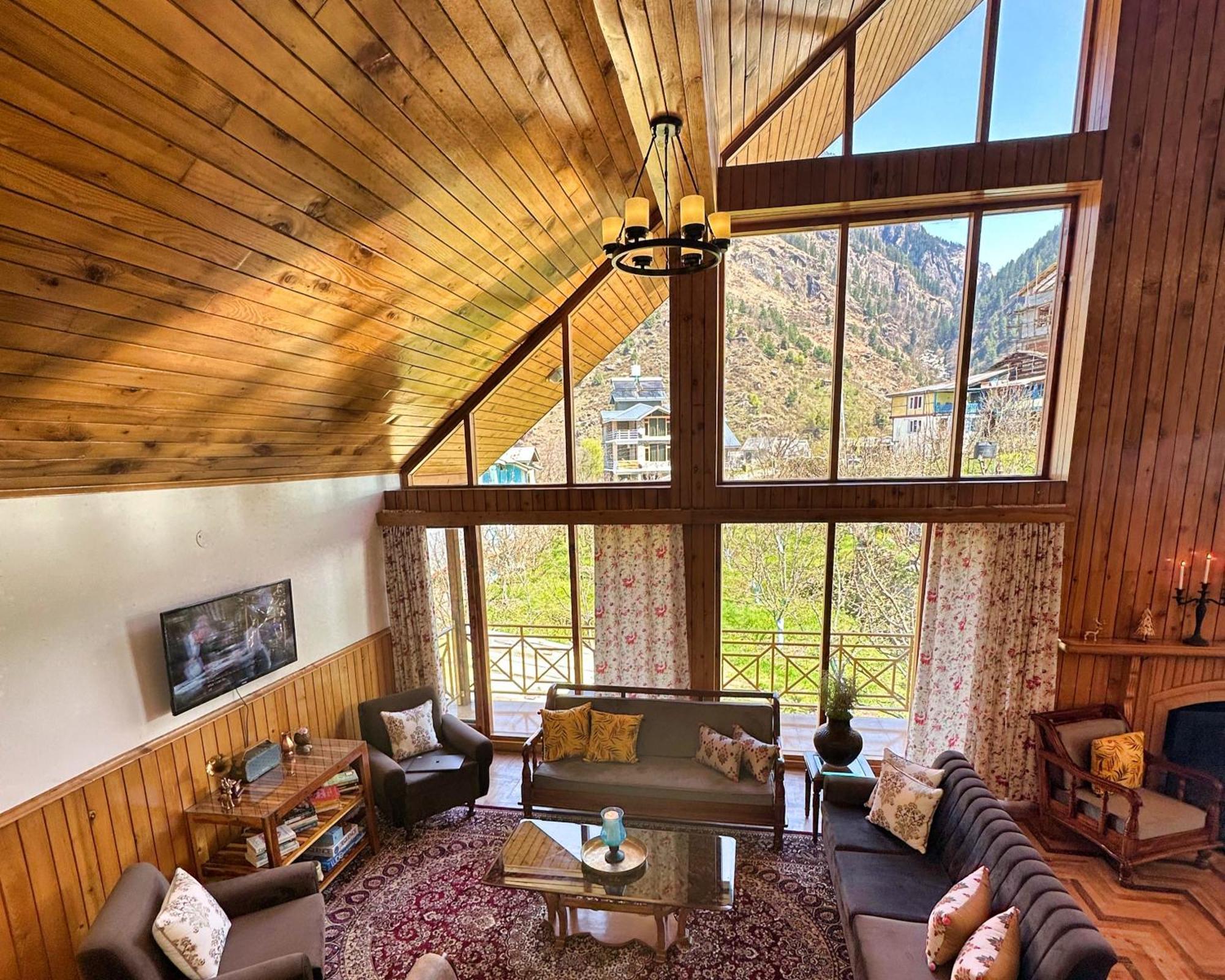 The Wooden Chalet, Manali Kültér fotó